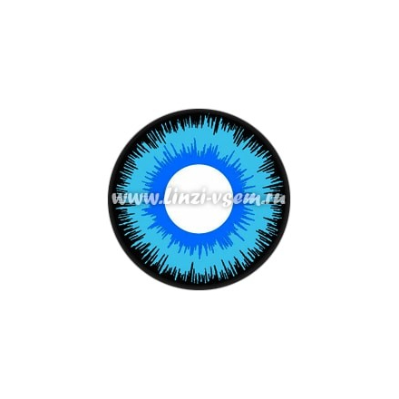 Карнавальные линзы Lensmam Blue Elf Фото 3